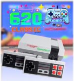 GameNext Retro Game Console,Classic Mini Handheld Video Game Console Built-in 620 Classic Edition Games, AV Output and Dual Game Controllers