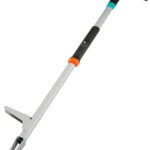Gardena 03518 | Weed Puller Remover Tool, Heavy Duty Stand-Up Garden Hand Weeder, Easy Weed Removal, Built-in Ejector, Long Handle for Outdoor Use. Weeding Claw.