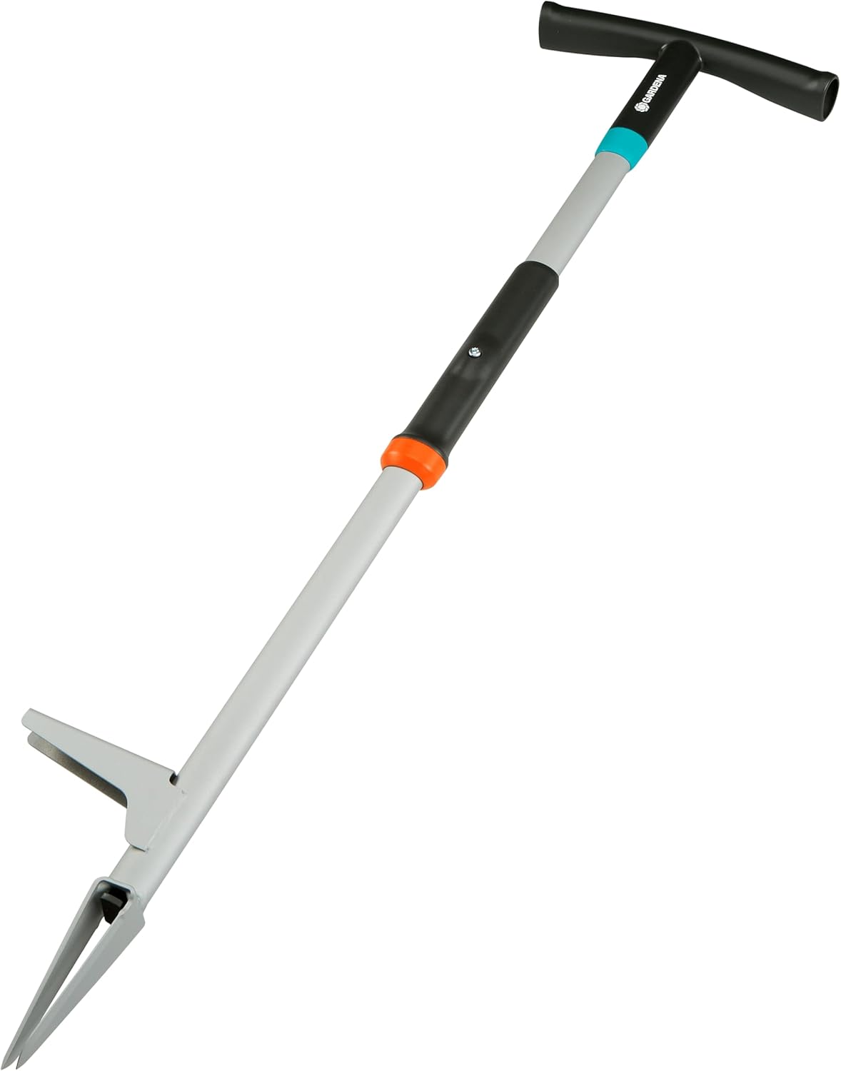 Gardena-03518-Weed-Puller-Remover-Tool-Heavy-Duty-Stand-Up.jpg Gardena 03518 | Weed Puller Remover Tool, Heavy Duty Stand-Up Garden Hand Weeder, Easy Weed Removal, Built-in Ejector, Long Handle for Outdoor Use. Weeding Claw. - Image 1