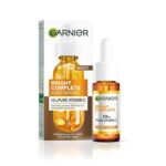 Garnier Targeted Anti Dark Spot Night Serum for Face, with 10% Pure Vitamin C & Hyaluronic Acid, Anti Pigmentation & Dullness, For All Skin Types, Approved by Cruelty Free International, Vegan, 30 ml