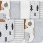 Gerber Baby 10-Pack Terry Washcloths, Bear Green, One Size