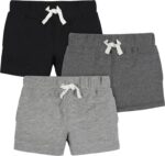 Gerber Baby Boys' 3-Pack Pull-on Knit Shorts