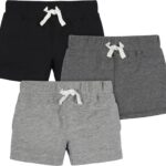 Gerber Baby Boys' 3-Pack Pull-on Knit Shorts