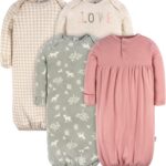 Gerber Baby Girls 4-Pack Sleeper Gown