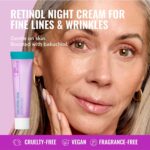 Good Molecules Gentle Retinol Cream - Retinol Night Cream to Minimize Appearance of Fine Lines & Wrinkles, Skin Tightening Recipe with Bakuchiol, Anti-Aging Skin Care For Face - Image 2