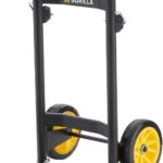 Gorilla 400 lb Capacity Steel Hand Truck, Telescoping Handle, Patented Trailer Locks, 8" No-Flat Wheels, Heavy-Duty Black Hand Truck