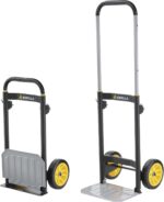 Gorilla 400 lb Capacity Steel Hand Truck, Telescoping Handle, Patented Trailer Locks, 8" No-Flat Wheels, Heavy-Duty Black Hand Truck - Image 2