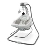 Graco DuetConnect LX Portable Baby Swing and Bouncer, Multi-Direction Baby Bouncer Seat, Multiple Swing Speeds, Great Gift for New Parents, Redmond