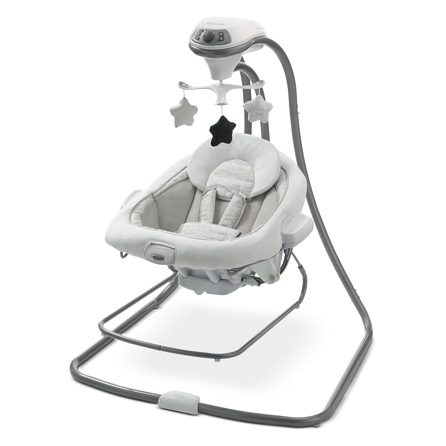 Graco-DuetConnect-LX-Portable-Baby-Swing-and-Bouncer-Multi-Direction-Baby.jpg Graco DuetConnect LX Portable Baby Swing and Bouncer, Multi-Direction Baby Bouncer Seat, Multiple Swing Speeds, Great Gift for New Parents, Redmond - Image 1