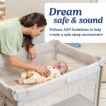 Graco Pack 'n Play Travel Dome Lux Playard, 4-in-1 Baby Playpen with Bassinet, Indoor or Outdoor Portable Playpen with UV 50 Canopy - Image 2