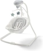 Graco Simple Sway Portable Baby Swing for Infants, Newborn Swing with 15 Songs and Sounds, Great Gift for New Parents, Baby Registry Must Have