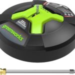 GreenWorks 5210902 15" Extension Included Surface Cleaner, Green