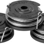 Greenworks 0.065" Dual Line Replacement String Trimmer Line Spool, 3 count (Pack of 1)