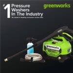 Greenworks 1800 PSI (1.1 GPM) Electric Pressure Washer PWMA Certified - Image 2