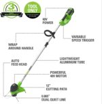 Greenworks 40V 12-Inch Cordless String Trimmer, Battery and Charger Not Included, BST4000 - Image 2