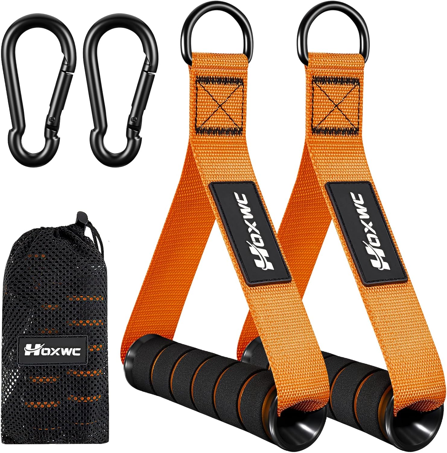 HOXWC-Cable-Handles-Gym-Equipment-Heavy-Duty-Resistance-Band-Handles.jpg HOXWC Cable Handles Gym Equipment, Heavy Duty Resistance Band Handles, Replacement Exercise Handles for Cable Machine, Pulley System, Strength Trainer, Pull Down Workout, Home Gym Cable Attachments - Image 1