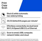 HP LaserJet Pro MFP 3101sdw Wireless Black and White All-in-One Laser Printer, Office Printer, Duplex, Best-for-Small Teams (9D2X4F) - Image 2