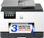 HP OfficeJet Pro 9135 Wireless All-in-One Color Inkjet Printer, Print, Scan, Copy, Fax, ADF, Duplex Print/scan, Best-for-Office, 3 Month Trial of Instant Ink Included, AI-Capable (C2WM0A)