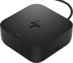 HP USB-C 100W G6 Dock + One Extra USB-C Cable Included, Future-Proof Design with Ambient LED Lighting, On-Screen Notifications, Extra USB-C Ports, HDMI 2.1, 120Hz - Image 2