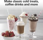 Hamilton Beach DrinkMaster Electric Drink Mixer, Retro Milkshake Maker & Milk Frother, 2 Speeds, Extra-Large 28 oz. Stainless Steel Cup, Classic Chrome - Image 2