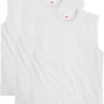 Hanes Men's Essentials Midweight Muscle T-Shirt Pack, Cotton Muscle Tank Shirts, 3-Pack