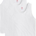 Hanes Men's Essentials Tank Top Pack, Midweight Cotton Tanks, Sleeveless Shirts, 3-Pack