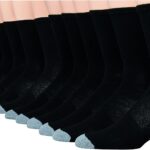 Hanes Men's Socks, Active Cool X-temp Lightweight Moisture-wicking Cushioned Ankle, Crew and No Show, 12 and 14 Pair Packs