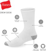 Hanes Men's Socks, Active Cool X-temp Lightweight Moisture-wicking Cushioned Ankle, Crew and No Show, 12 and 14 Pair Packs - Image 2