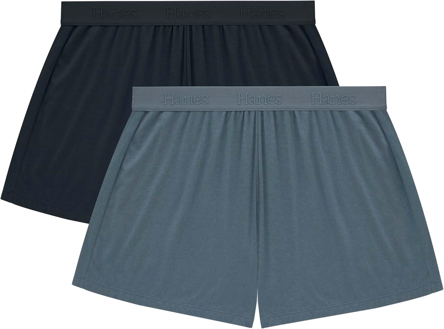 Hanes-Womens-Originals-Sleep-Shorts-2-Pack-Comfywear-Supersoft-Lounge-Shorts.jpg Hanes Women's Originals Sleep Shorts, 2-Pack, Comfywear Supersoft Lounge Shorts Pack, 3.25" - Image 1