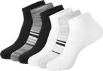 Hanes Women's Socks, Lightweight Breathable Socks, No Show and Super No Show, 6-Pack