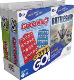 Hasbro Grab and Go! Bundle (4 Pack), Kids Travel Board Games, Battleship, Connect 4, Guess Who?, Hungry Hungry Hippos Games, 2 Players, Easter Gift for Kids, Ages 7+ - Image 2