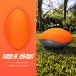 Hasbro NERF Turbo Jr. Kids Foam Football - Classic Foam Football for Kids - Indoor + Outdoor Soft Foam Ball - Kids Mini Soft Foam Ball - NERF Toy Football for Kids - Easy Throw + Catch Youth Football - Image 2