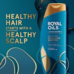 Head & Shoulders Anti-Dandruff Shampoo, Royal Oils Moisturizing Shampoo, 1% Pyrithione Zinc, Curly & Coily Hair, Coconut, Apple Cider Vinegar, Sulfate-Free, 12.8 fl oz - Image 2