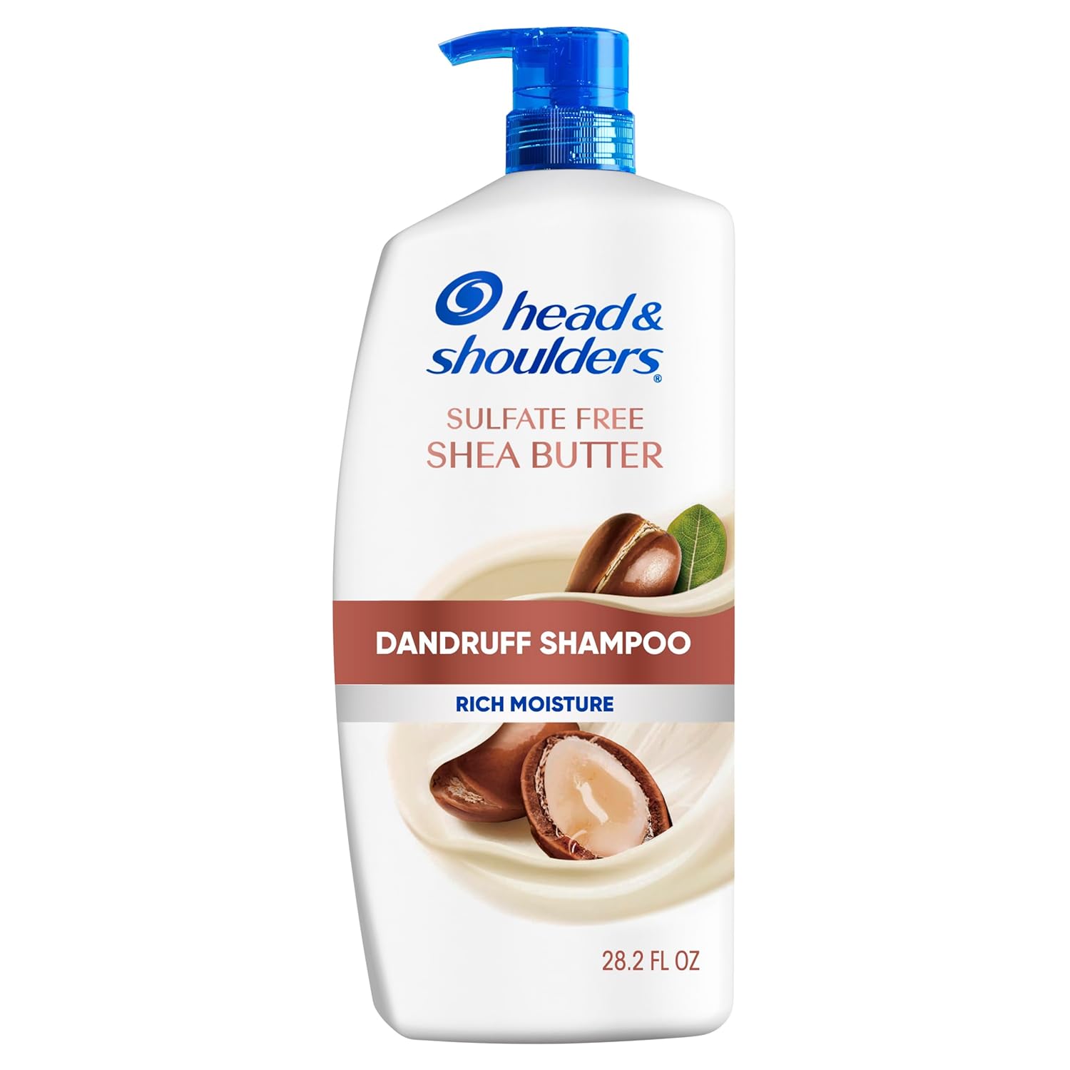 Head-Shoulders-Anti-Dandruff-Shampoo-Shea-Butter-Daily-Use-Sulfate-Free.jpg Head & Shoulders Anti-Dandruff Shampoo, Shea Butter, Daily Use, Sulfate-Free, Rich Moisture, Curly & Coily Hair, 28.2oz - Image 1