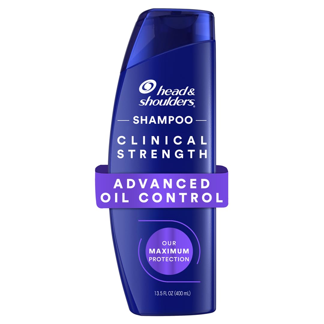 Head-Shoulders-Anti-Dandruff-Shampoo-with-1-Selenium-Sulfide-Clinical.jpg Head & Shoulders Anti-Dandruff Shampoo with 1% Selenium Sulfide, Clinical Strength Advanced Oil Control Twin Pack, Seborrheic Dermatitis Relief, Oily Scalp, 13.5 Fl Oz - Image 1
