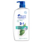 Head & Shoulders Anti-Dandruff Tea Tree Oil Shampoo and Conditioner with 1% Pyrithione Zinc, Tea Tree Oil 2 in 1 with Cooling, Relieves Itch, Hydrates, Refreshed Scalp, 28.2 Fl Oz - Image 2