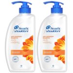 Head & Shoulders Anti Hair fall Shampoo, 2 Pack Anti Dandruff Shampoo, Relieves Dry Scalp and Repairs Damage, Fresh Scent, 22 oz Pump Bottles