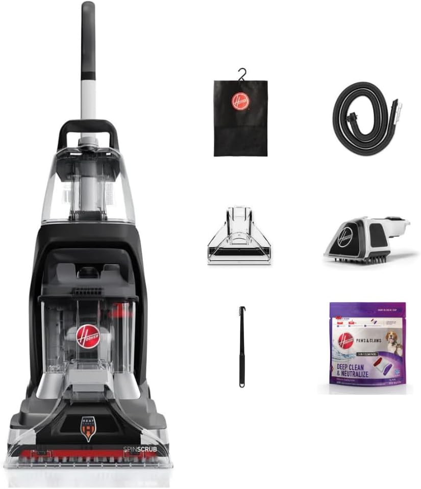 Hoover-PowerScrub-XL-Pet-Carpet-Cleaner-Machine-for-Carpet-and.jpg Hoover PowerScrub XL Pet Carpet Cleaner Machine for Carpet and Upholstery, Deep Cleaning Carpet Shampooer Machine with Multi-Purpose Tools, Powerful Suction, Pair with Hoover Cleaner Solution - Image 1