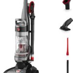 Hoover WindTunnel Cord Rewind Pro Bagless Vacuum Cleaner, Corded Upright Vacuum Cleaner for Carpet and Hard Floor, Multi-Cyclonic Filtration, 25ft Auto-Rewind Cord, 5-Height Adjustment