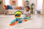 Hot Wheels Toy Car Track Set, City Shark Chomp Beach Playset with 1:64 Scale Die-Cast Vehicle. 2 Ways to Play, Knock Out the Shark or Get Eaten - Image 2