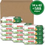 Huggies Extra Large Baby Wipes, Unscented, 14 Flip-Top Packs, 588 XL Wipes Total, Packaging May Vary - Image 2