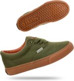 Hurley Marley Kids Lace Up Canvas Sneakers – Low Cut Skateboarding Shoes for Kids, Sports Shoes for Boys and Girls