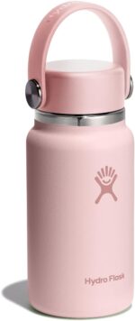 Hydro Flask Micro Bottle - Insulated Mini Leak Proof Flask for Purse or Pocket in 6.7 Oz Trillium Pink - Image 2