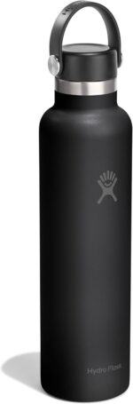 Hydro Flask Water Bottle - Insulated Stainless Steel - Non Spill, Leakproof in 24 Oz Tonal Black - Image 2