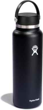 Hydro Flask Water Bottle - Insulated Stainless Steel - Wide Mouth Flex Lid, Non Spill, Leakproof and Refillable in 40 Oz - Image 2