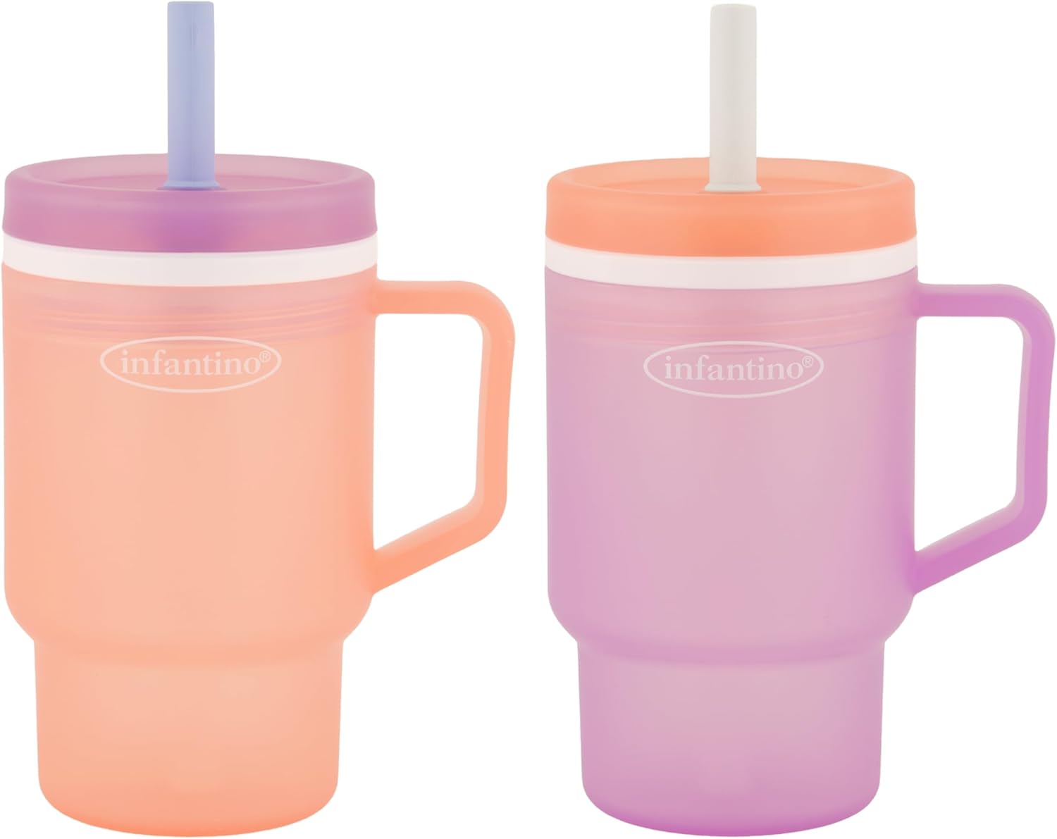 Infantino-My-1st-Tumbler-10-Oz-Plastic-Sippy-Cup-SeashellLavender.jpg Infantino My 1st Tumbler 10 Oz Plastic Sippy Cup, Seashell/Lavender - Image 1