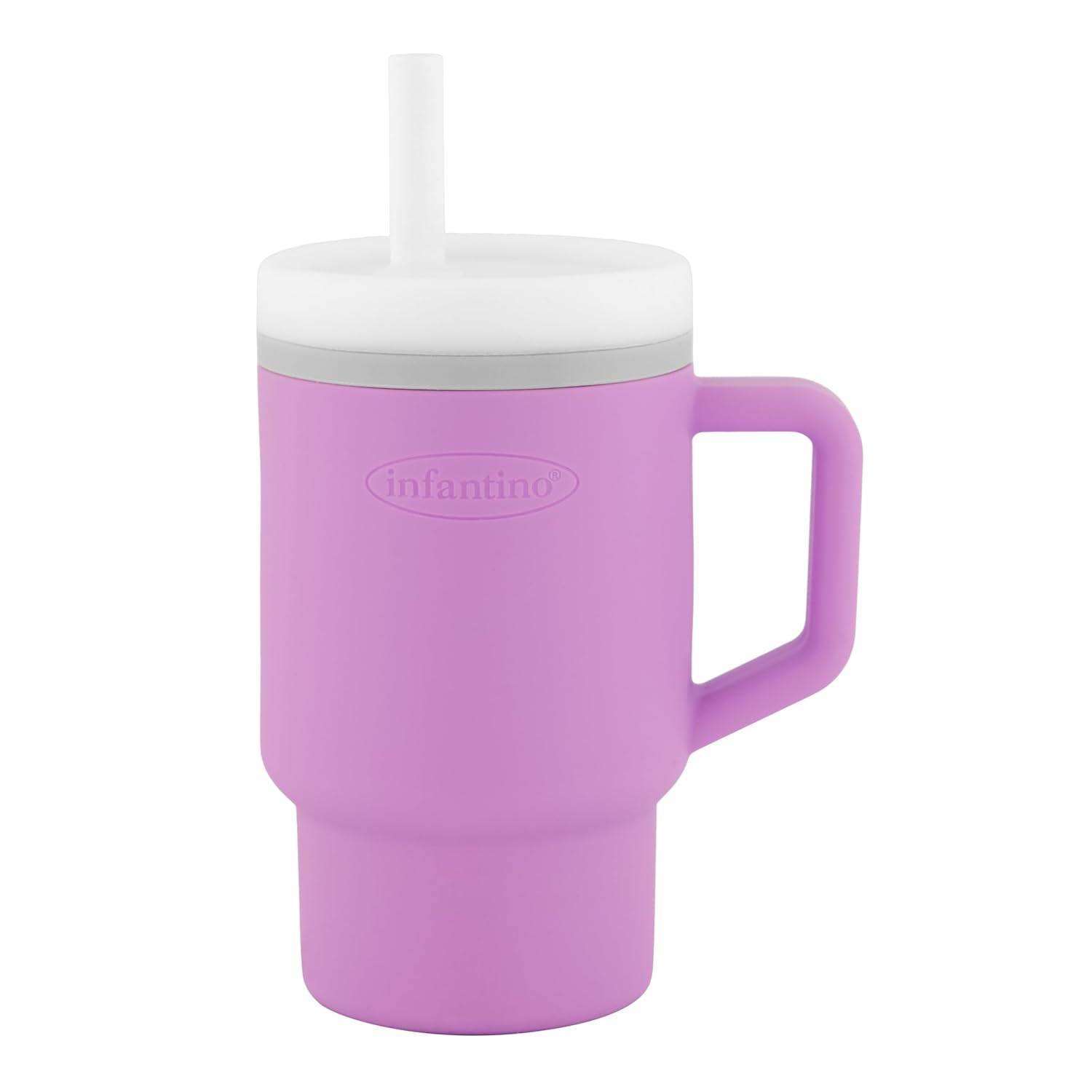 Infantino-My-1st-Tumbler-9-Oz-Silicone-Sippy-Cup-Lilac.jpg Infantino My 1st Tumbler 9 Oz Silicone Sippy Cup, Lilac - Image 1
