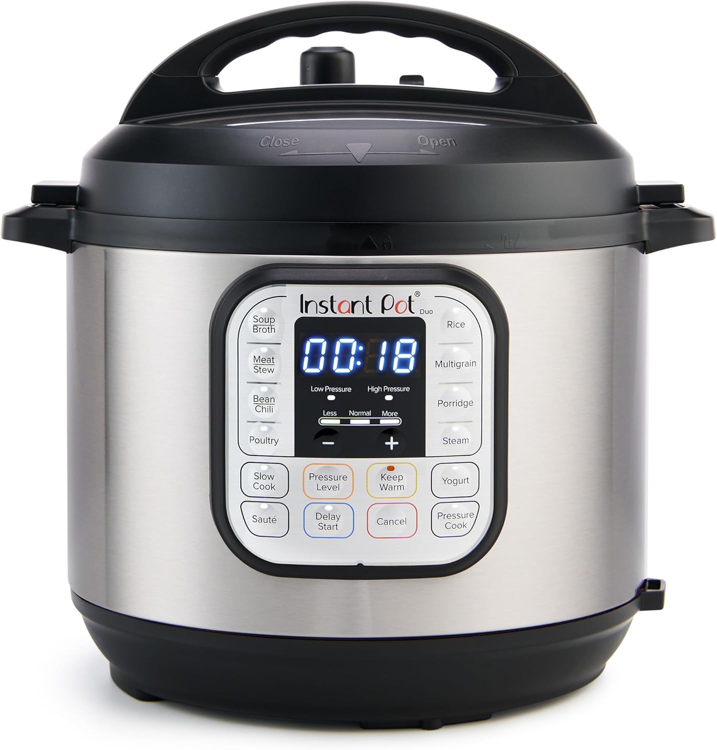 Instant-Pot-Duo-7-in-1-Electric-Pressure-Cooker-Slow-Cooker-Rice.jpg Instant Pot Duo 7-in-1 Electric Pressure Cooker, Slow Cooker, Rice, Steamer, Sauté, Yogurt Maker, Warmer & Sterilizer, Includes App With Over 800 Recipes, Stainless Steel, 6 Quart - Image 1