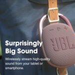 JBL Clip 4 - Portable Mini Bluetooth Speaker, big audio and punchy bass, integrated carabiner, IP67 waterproof and dustproof, 10 hours of playtime, speaker for home, outdoor and travel (White) - Image 2