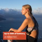 JBL Endurance Peak 3 - Dust and Water Proof (IP68) True Wireless Active Earbuds, JBL Pure Bass Sound, Up to 50 Total Hours of Playback with Speed Charge, Ambient Aware & Talk Thru (White) - Image 2